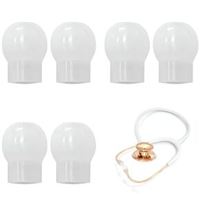 3 Pairs MDF Stethoscope Ear Pieces Earplug Replacement Parts, Pliable Silicone Stethoscope Eartip Earbuds Compress Slightly for Prestige ADC Stethoscope.