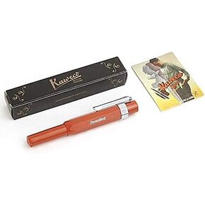 Kaweco Sport Skyline Fountain Pen Fox, Fine Nib with Kaweco Sport Octagonal Clip Chrome