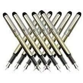 Pilot V Pen (Varsity) Disposable Fountain Pens, Black Ink, Small Point Value Set of 10