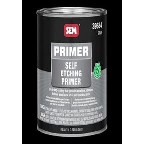 SEM 39684 Self Etching Primer, Gray, Quart