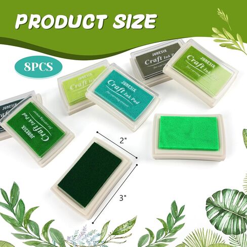 5 Different Shades of Blue Ink Pads, Blue Stamp Pad Washable, Blue Ink Pads for Rubber Stamps(Packaged in Plastic to Prevent Ink Evaporation), Pet Safe Ink Pad in Saudi Arabia