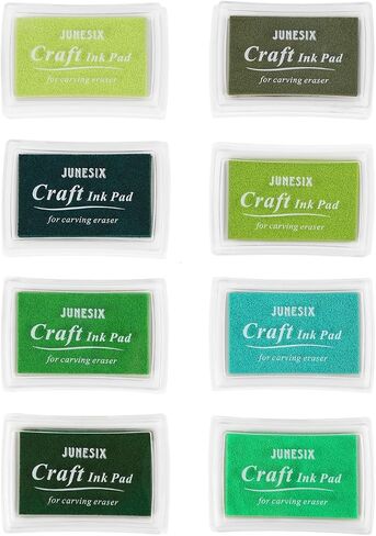 5 Different Shades of Blue Ink Pads, Blue Stamp Pad Washable, Blue Ink Pads for Rubber Stamps(Packaged in Plastic to Prevent Ink Evaporation), Pet Safe Ink Pad in Saudi Arabia