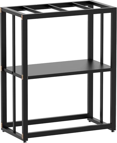 حامل خزان الأسماك حامل حوض السمك المعدني باللون الأسود سعة 29 جالونًا لخزان السلاحف بطبقة مزدوجة مع سعة تخزين الوزن 440 رطلًا 24.8 بوصة × 9.45 بوصة × 29.5 بوصة حامل خزان الزواحف المربي in Kuwait