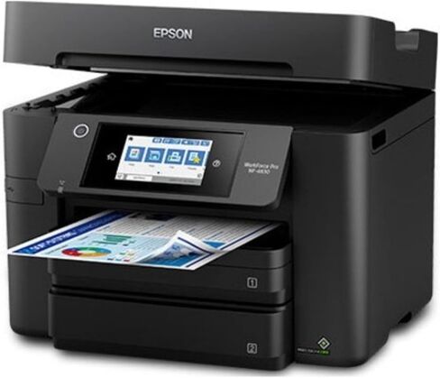 Epson® Workforce® Pro WF-4820 Wireless Color Inkjet All-In-One Printer, Black, Large in Saudi Arabia