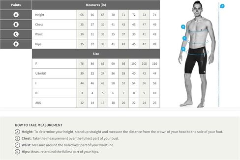 ARENA Men's LTS Waterfeel Jammer Swimsuit in Saudi Arabia