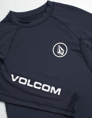 Volcom Boys' Rash Guard Shirts - 2 Pack UPF 50+ Quick Dry Long Sleeve Sun Protection Shirts - Kids Swimwear T-Shirt (8-16) in Saudi Arabia