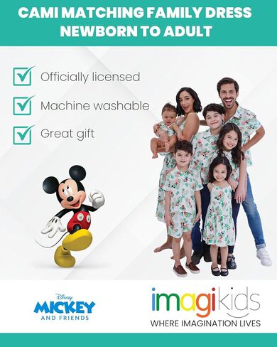 Disney Mickey Mouse Minnie Mouse Hawaiian Matching Family Hawaiian Button Down Shirt Adult in Saudi Arabia