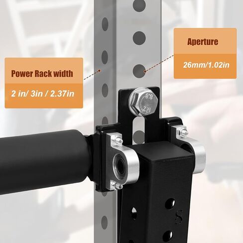 Power Rack Mounted Leg Extension and Curl Machine Fit for 26mm Aperture, Adjustable Leg Extension Attachment for Home Gym, Leg Extensions Fitness Equipment for Effective Leg Muscle Training in Saudi Arabia