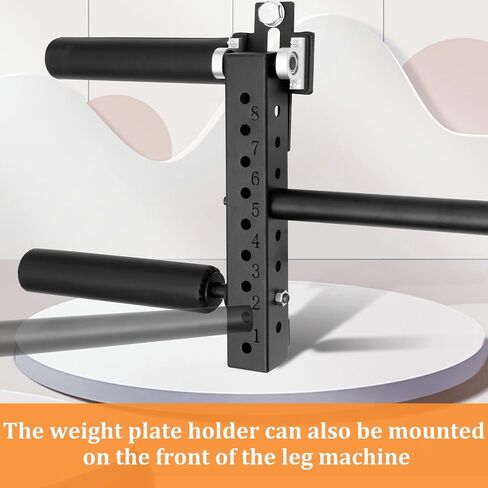 Power Rack Mounted Leg Extension and Curl Machine Fit for 26mm Aperture, Adjustable Leg Extension Attachment for Home Gym, Leg Extensions Fitness Equipment for Effective Leg Muscle Training in Saudi Arabia