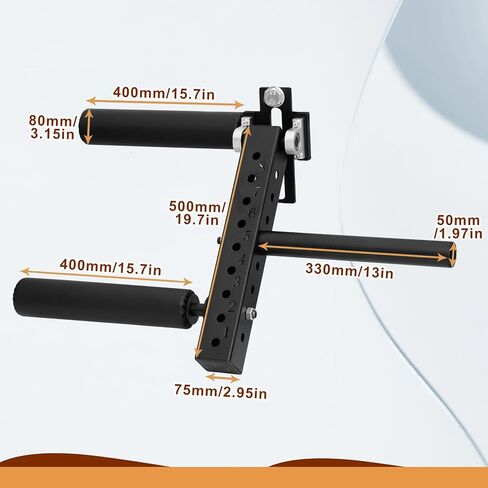 Power Rack Mounted Leg Extension and Curl Machine Fit for 26mm Aperture, Adjustable Leg Extension Attachment for Home Gym, Leg Extensions Fitness Equipment for Effective Leg Muscle Training in Saudi Arabia