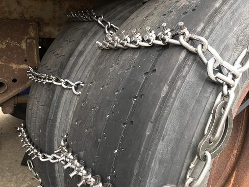 TireChain.com 265/70-19.5 مجموعة من سلاسل الإطارات المزدوجة المرصعة in Kuwait