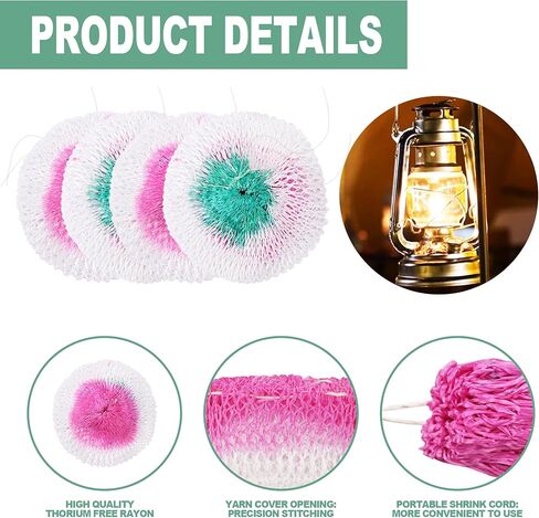 20 قطعة فوانيس البروبان عباءات 2.6 * 2.8 بوصة صغيرة، عباءات فانوس الغاز عباءات مصباح الغاز أغطية الفانوس عباءات ضوء البروبان للفانوس في الهواء الطلق والتخييم والمشي لمسافات طويلة in Kuwait