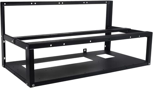 إطار جهاز تعدين Toprema لـ 12 وحدة معالجة الرسومات من الفولاذ في الهواء الطلق حامل جهاز تعدين للعملات المشفرة Bitcoin ETH Ethereum ZCash أدوات ملحقات التعدين - الإطار فقط in Kuwait