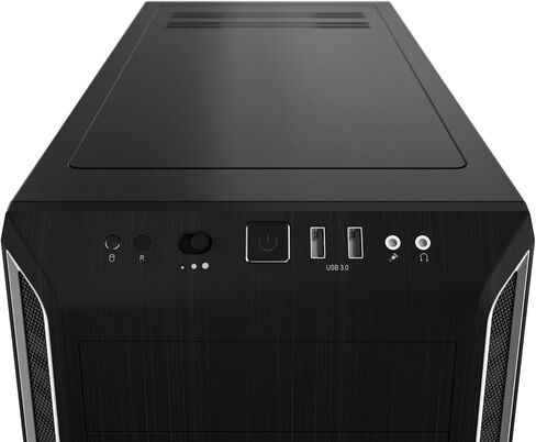 كن هادئاً! حافظة كمبيوتر Pure Base 600 ATX Midi Tower| 2 أجنحة صامتة مثبتة مسبقًا، 2 مروحتين | فضة | BG022 in Kuwait