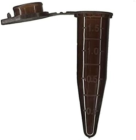 MUHWA 500 قطعة من أنابيب الطرد المركزي الدقيقة المتدرجة من مادة البولي بروبيلين مع غطاء كبس، أنابيب اختبار صغيرة 1.5 مل، قارورة عينة مخروطية الشكل للمختبر (أرجواني) in Saudi Arabia