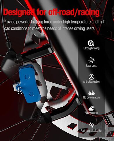 وسادات فرامل القرص لـ Talaria Sting R Mx3 Mx4 ، Segway X160 X260 ، Surron Light Bee X ، Super73 Rx Mojave RSD X Super73-R Adventure Series Pads Fits Ebike/Electric Dirt Bike/Motorcycle (Sinterded ، 1Pack) in Kuwait