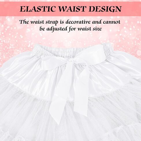 Women's Petticoat Skirt Puffy Tutu Tulle Skirt Ballet Dance Pettiskirts Underskirt in Kuwait
