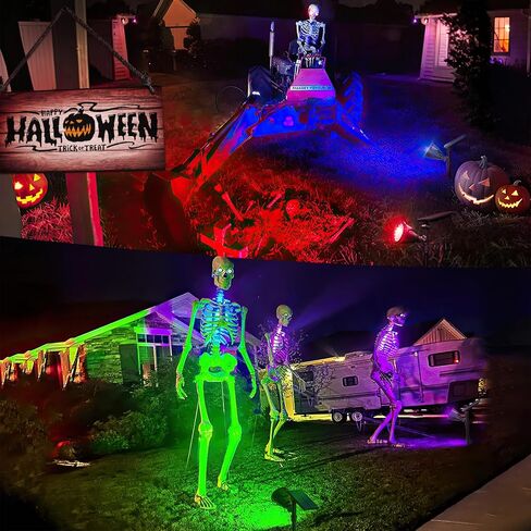 JSOT 600 LM الأضواء الشمسية في الهواء الطلق للحديقة، IP65 للماء أضواء الشمسية بقعة إضاءة المناظر الطبيعية للممر جدار حديقة الفناء الخلفي مسار درب 18LED الخرز الأبيض البارد 4 حزمة in Kuwait