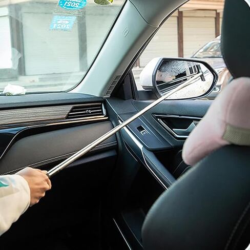 2 PCS Side Mirror Squeegee Car Mirror Squeegee ، ممسحة مرآة الرؤية الخلفية للسيارة القابلة للسحب لملحقات السيارات العالمية in Saudi Arabia