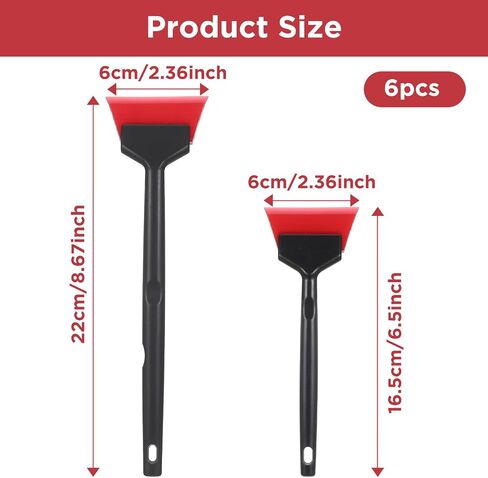 6Pcs Window Tint Tools, Mini Squeegee Kit, Small Quarter Window Tint Squeegee, Vinyl Wrap Tools for Car Wrapping Windows Film Mirrors Cleaning in Saudi Arabia