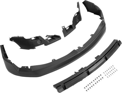 غطاء الوفير العلوي الأمامي في Kuafu متوافق مع 2009-2014 Ford F150 F-150 W/O فتح العجلة PP PP Plastic Planted Matte Black Placet in Saudi Arabia