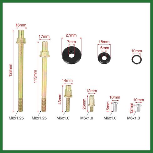 Motoforti Aluminum Alloy Low Profile Engine Valve Cover Washer Bolt Gasket Kit for Honda K-series Long-lasting in Saudi Arabia