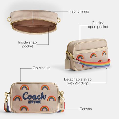 Theo Camera Bag in Rainbow Print in Saudi Arabia