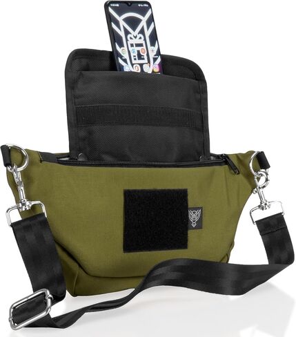 ~ SLING Faraday Bag ~ Data Security Cross-Body for Executive Travel ~ Tracking/Hacking Defense ~ OD Green in Kuwait