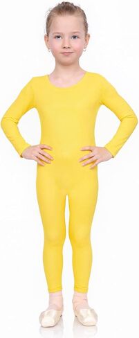 Wildarms Girls Und Sleeve Dance Unitard - يوتار الكامل للجسم للباليه والجمباز والأداء in Kuwait