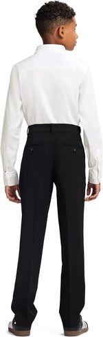 Tommy Hilfiger Boys' Long Sleeve Solid Twill Dress Shirt, Collared Button-Down with Chest Pocket, Regular Fit in Saudi Arabia
