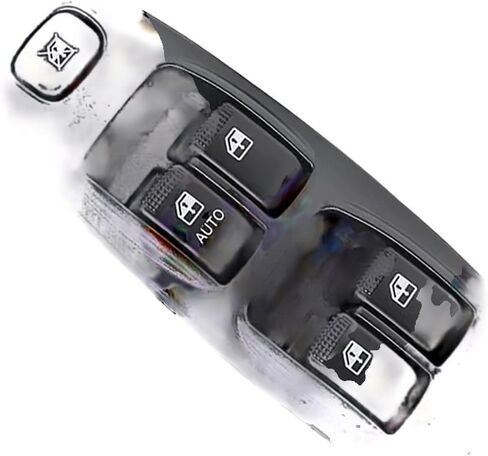Car Front Left Window Main Switch 0K2N266350 Push Pull Switch Compatible for KIA Spectra 2000-2004 Car Window Accessories in Saudi Arabia