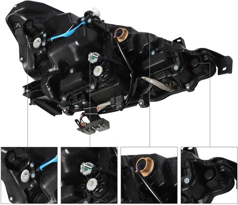 Left Headlights Compatible with 2014-2016 IS250 IS200T IS300 IS350 Replace 8118553750 8118553751 in Saudi Arabia