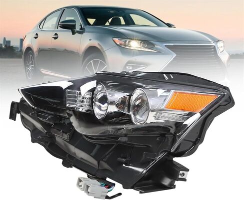 Left Headlights Compatible with 2014-2016 IS250 IS200T IS300 IS350 Replace 8118553750 8118553751 in Saudi Arabia