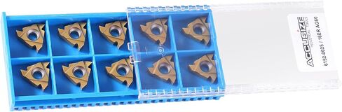 Accusize Industrial Tools 16er Ag60 Carbide Inserts, Tin Coated, 10 Pcs/Box, 2652-0025 in Saudi Arabia