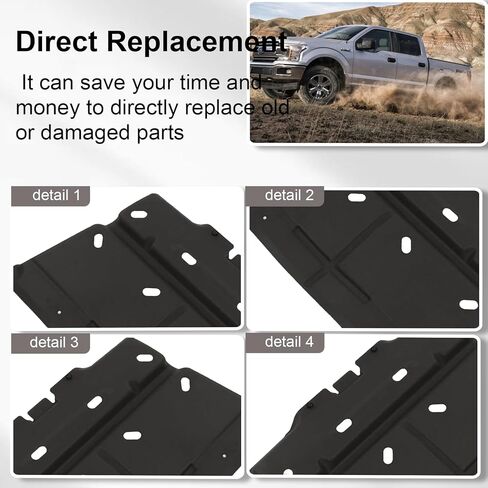 محرك Splash Shield Guard ML3Z-7222-D متوافق مع Ford F150 F-150 2015 2015 2017 2018 2019 2020 2021 2022 2023 2024 Splash Guard in Kuwait