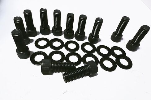 3/8 "× 1" مجموعة براغي مقبس Allen Hex لـ SBC Small Block Chevy 265 ، 283 ، 302 ، 305 ، 327 ، 350 تثبيت مشعب كمية إلى رؤوس الأسطوانات in Kuwait