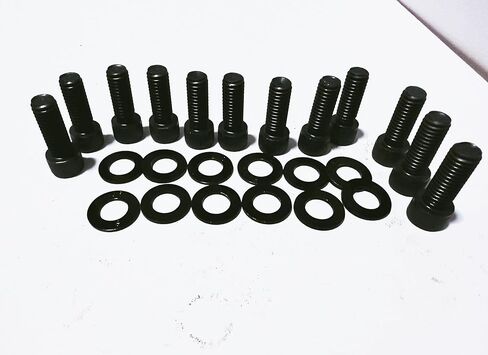 3/8 "× 1" مجموعة براغي مقبس Allen Hex لـ SBC Small Block Chevy 265 ، 283 ، 302 ، 305 ، 327 ، 350 تثبيت مشعب كمية إلى رؤوس الأسطوانات in Kuwait