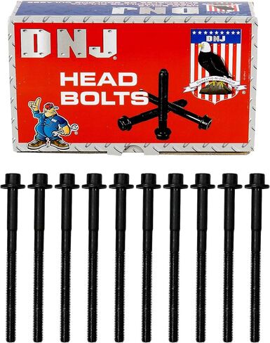 DNJ HBK195 HEAD BOLT KIT لعام 2012-2021 HYUNDAI ، KIA ACCENT ، ELANTRA ، ELANTRA GT 1.6L L4 16V DOHC 1591CC in Saudi Arabia