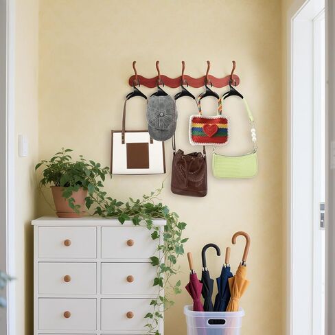 20PCS Purse Bag Hanger for Closet, Black Plastic Backpack Rack Holder Handbag Organizer Hanging Hooks for Home Storage Tote Bag Backpacks Satchels in Kuwait