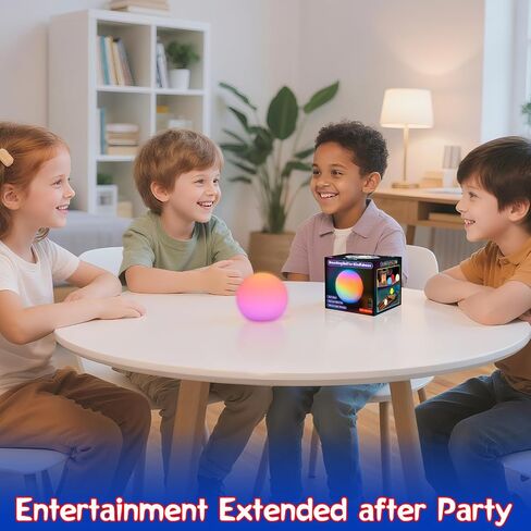 YESIE 'Breathing Ball'| Visual Meditation Tool Accessories for Mindfulness| Sound Guided| Calm Down from Stress & Anxiety Relief | Night Lamp for Adults & Kids| Sleep Aid| Remote Control in Saudi Arabia