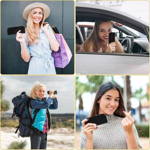 8pcs تنزلق في حالات النظارات ، أكواب القراءة ، أكواب القماش ، حقيبة مشهد النسيج ، نظارات رفيعة ناعمة في الأكمام ، حقيبة أكواب العين السوداء in Saudi Arabia