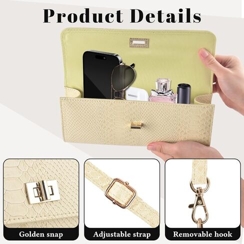 ERKOON Evening Bag Clutch Purses Women Handbag for Formal Wedding Party Cocktail Prom Crossbody Envelope Bag in Kuwait