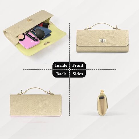 ERKOON Evening Bag Clutch Purses Women Handbag for Formal Wedding Party Cocktail Prom Crossbody Envelope Bag in Kuwait