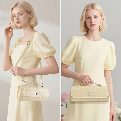 ERKOON Evening Bag Clutch Purses Women Handbag for Formal Wedding Party Cocktail Prom Crossbody Envelope Bag in Kuwait