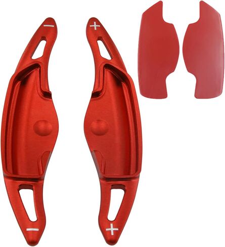 Aluminum Alloy Steering Wheel Shift Paddle Extension Sticker Auto Parts for Hyundai Sonata Hybrid(2020-2023), Tucson/Santa Cruz(2022-2024), Palisade(2023-2025) (red) in Saudi Arabia