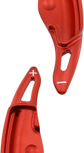 Aluminum Alloy Steering Wheel Shift Paddle Extension Sticker Auto Parts for Hyundai Sonata Hybrid(2020-2023), Tucson/Santa Cruz(2022-2024), Palisade(2023-2025) (red) in Saudi Arabia