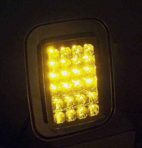 LED Front Side Corner Signal Lights Lamps Chrome Compatible with 2003-2009 Hummer H2 / H2 SUT in Saudi Arabia