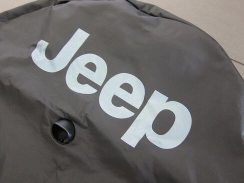 Mopar Jeep Wrangler JL Spare Tire Cover w/Backup Camera Bezel & Jeep Logo OEM in Saudi Arabia