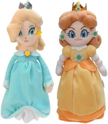 HUAWELL Sup Mari All Star Collection Princes Peach Plush Toy PrincessRosalina & Dasy Stuffed Plush 8" (Princes Peach & PrincessRosalina & Dasy) in Kuwait