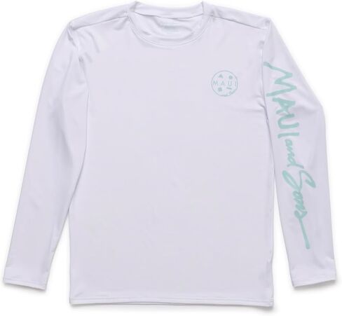 Maui Motion Long Suge Sun Shirts for Men | 50+ حماية UPF النسيج الرطوبة الفتل المصممة للراحة اليومية in Kuwait